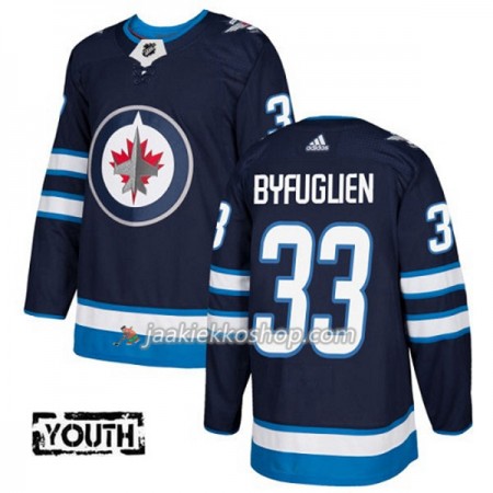 Lapsille NHL Winnipeg Jets Pelipaita Dustin Byfuglien 33 Adidas 2017-2018 Marine Sininen Authentic